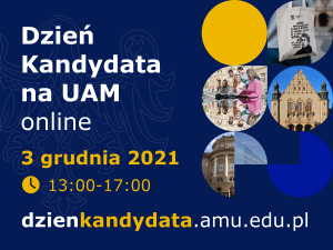 Dzień Kandydata na UAM online – 3 grudnia